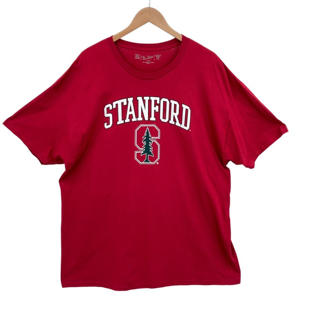 Stanford Cardinal Red T-Shirt 2XL Mens The Victory NCAA Football Sports Pullover